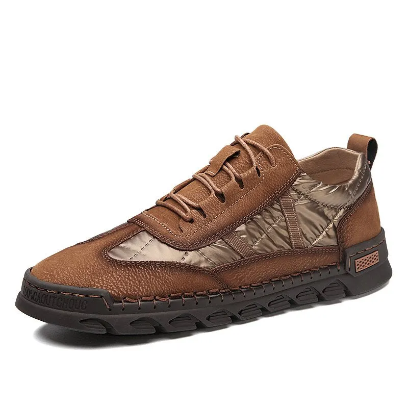 Brand Men's Casual Shoes Leather Men's Moccasins Loafers Outdoor Men Driving Shoes Non-slip Men's Sneakers Zapatillas Hombre