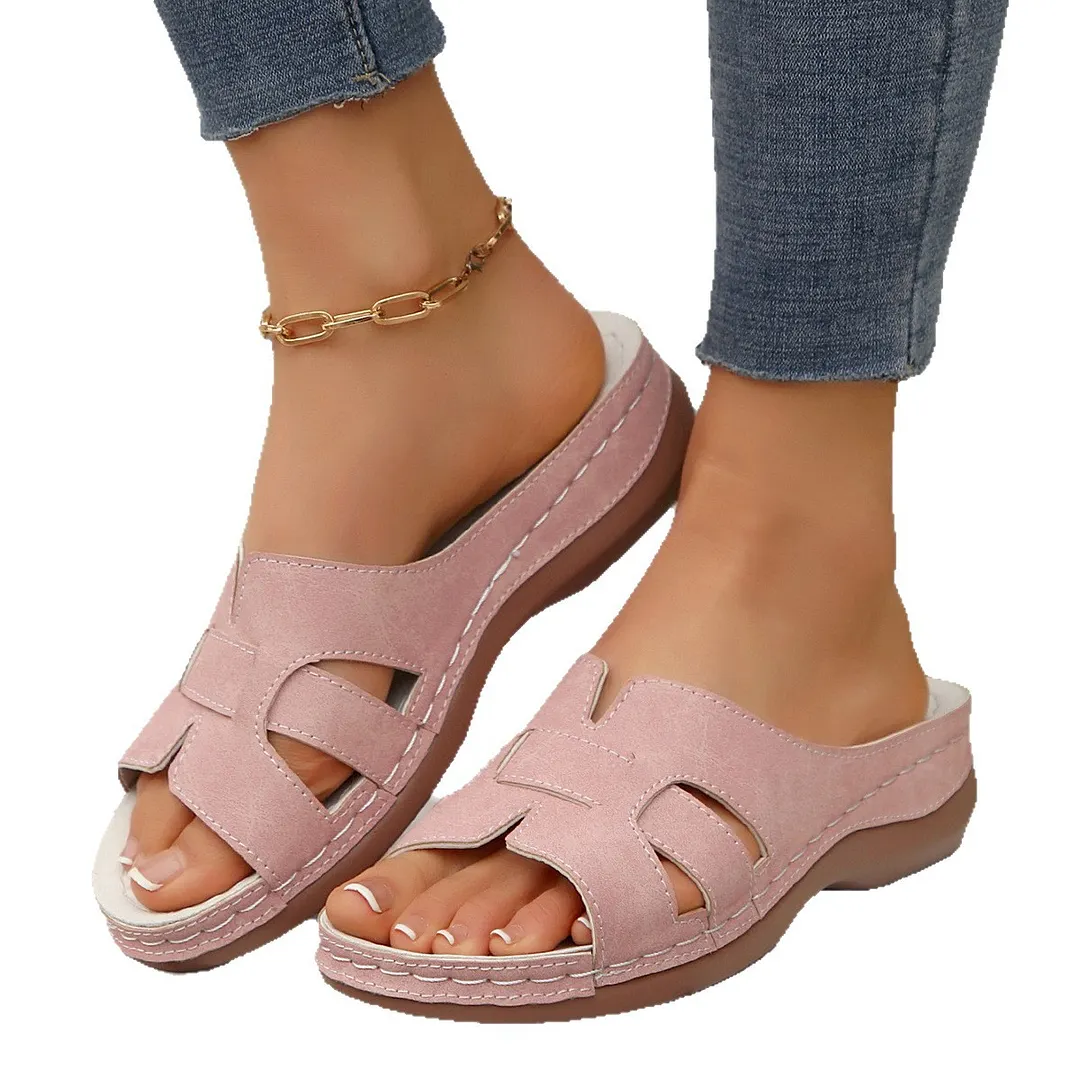 Breakj Breakj Polyurethane Sole Slippers Women's 2025 Summer New Large-Size Women's Cool Drag Slopes And Women's Shoes