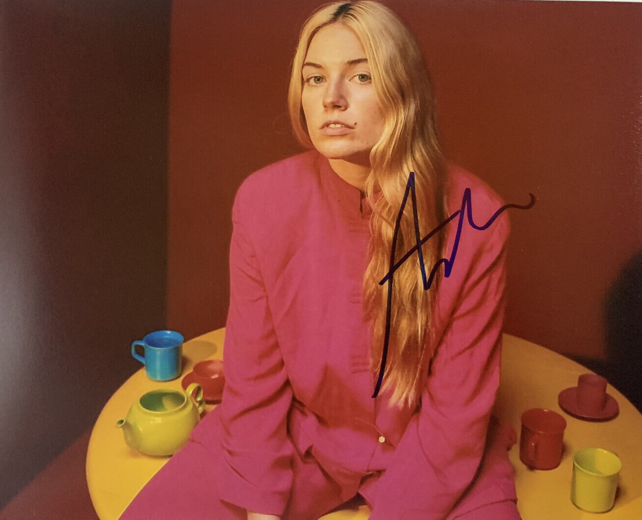 ASHE HAND SIGNED 8x10 Photo Poster painting SEXY SINGER INDIE FOLK AUTOGRAPH AUTHENTIC COA