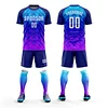 Luson Hot Sale Sublimated 100% Polyester Breathable Quick Dry Football Soccer Jerseys Sports T Shirt Custom Soccer Jersey