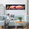 Peony-11CT Stamped Cross Stitch 135*40cm/53.15*15.75in(Big Size)