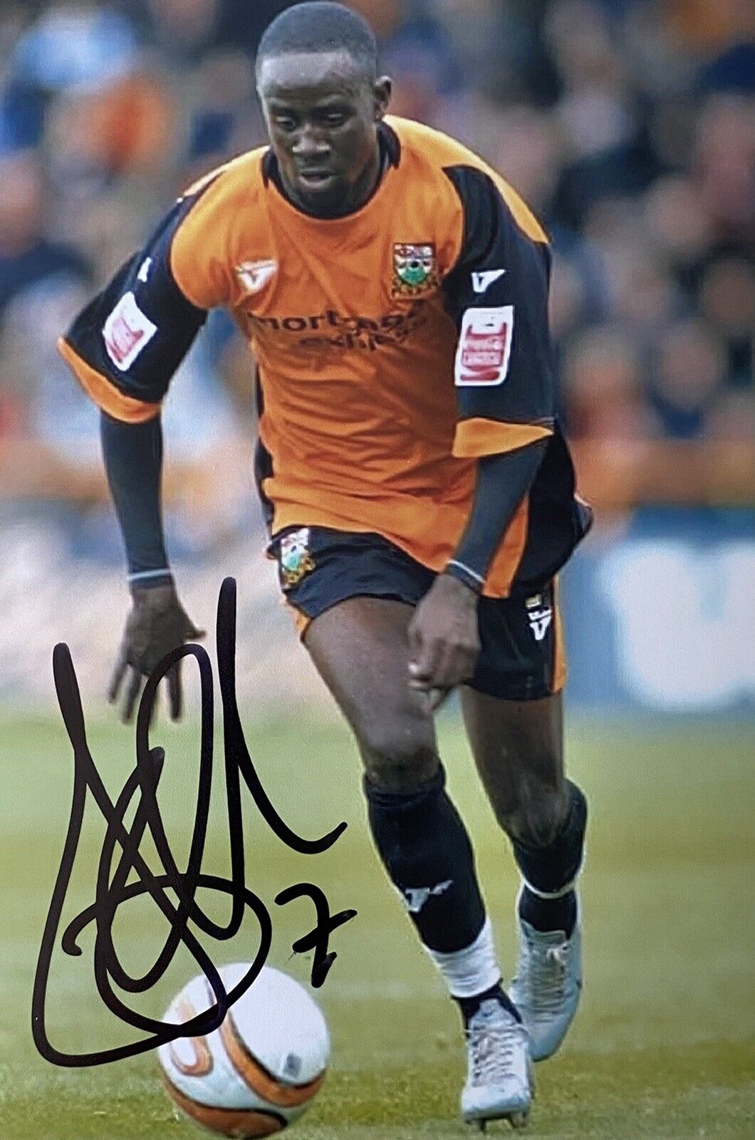 Albert Adomah Genuine Hand Signed Barnet 6X4 Photo Poster painting