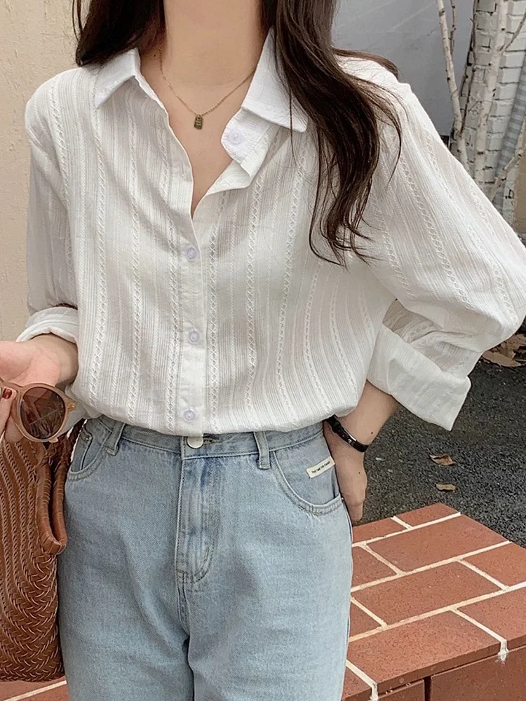 Striped Shirt - White