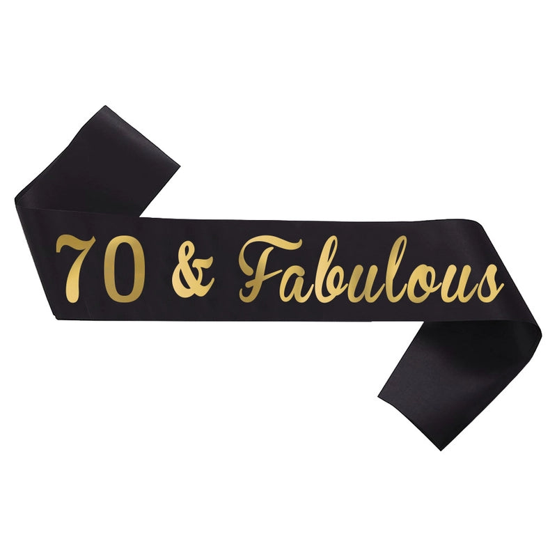 Hot Sale Champagne Birthday Shoulder Strap Crown Set 16 18 21 30 40 50 60 70 80 Headband