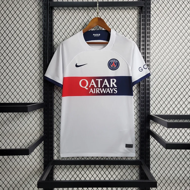 Paris Saint-Germain Away Shirt Kit 2023-2024 - White