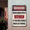  Warning - Vintage Metal Signs(12*16Inch) - Warning