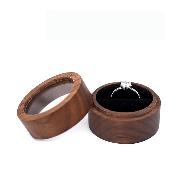 Jungloto Romantic Rustic Engagement Ceremony Proposal Gift Jewelry Box Wedding Ring Bearer Box Storage Box Ring Box Presentation Box