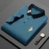 Men's New Business Cotton Fashion Embroidered Polo Shirt