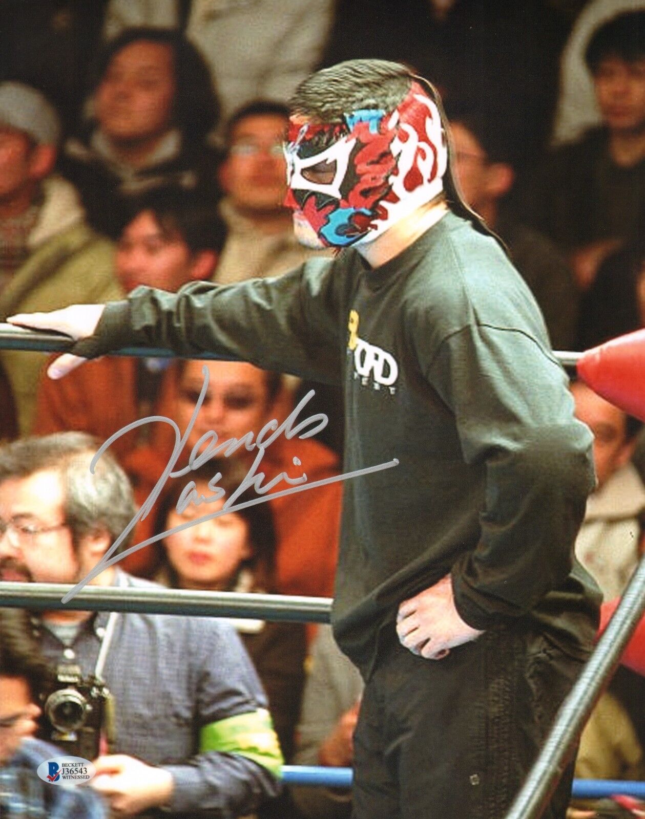 Kendo Kashin Signed 11x14 Photo Poster painting BAS COA New Japan Pro Wrestling Picture Auto'd 5