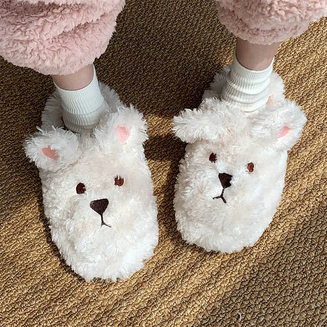 mens bear slippers