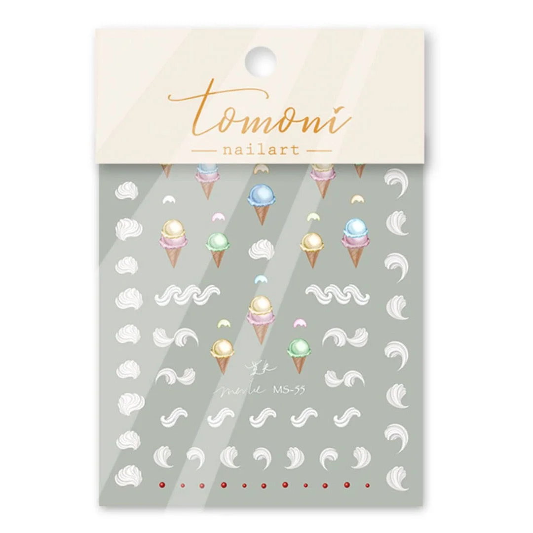 Beautizon Strawberry Cute Image Quality 3D Engraved Nail Stickers Nail Art Decorations Nail Decals Design