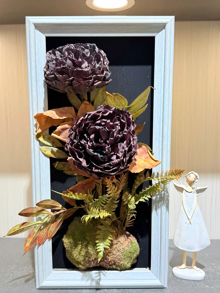 Protea Shadow Box Floral Frame｜9.0*17.7 in