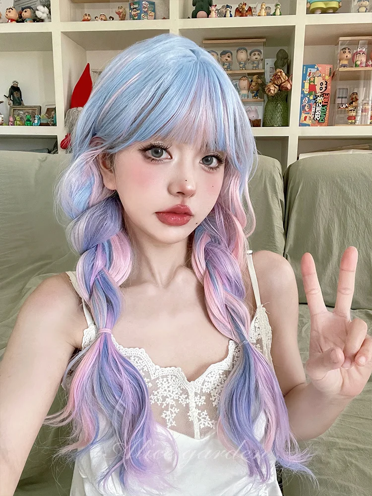 Casual Series Mermaid Pastel Mixed Lolita Wig SP19498