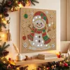 DIY Special Shaped Drill Diamond Painting Kit Framed - Snowman
