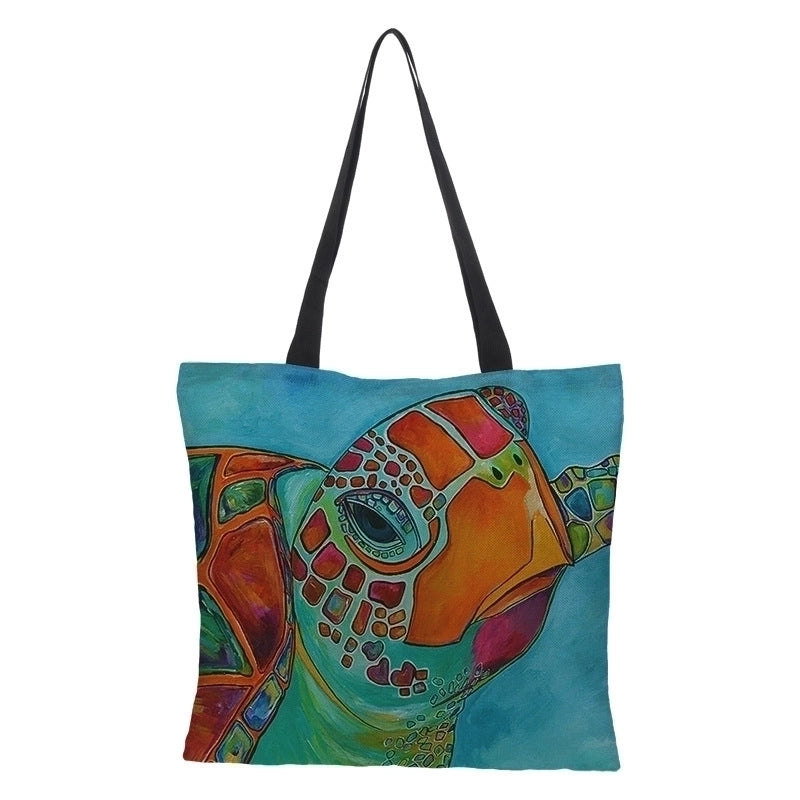 3d Print Animal Fashion Handbag Shopping Bags