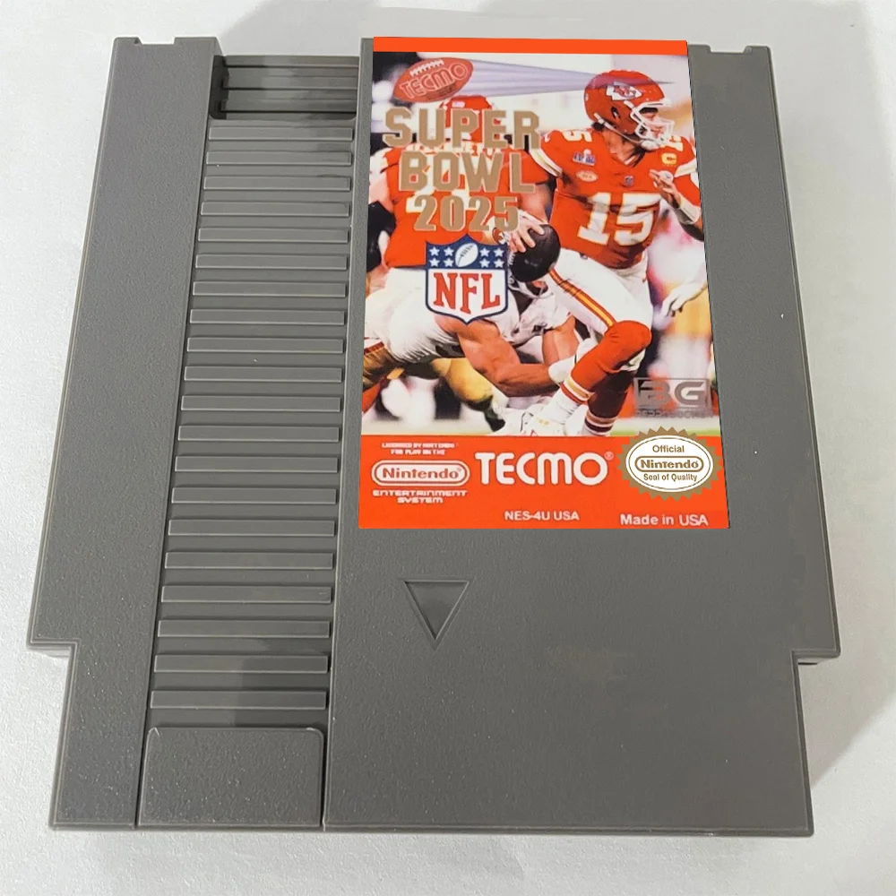 TECMO SUPER BOWL 2025 NES For Nintendo Entertainment System Console - 8 Bit Game Cartridge