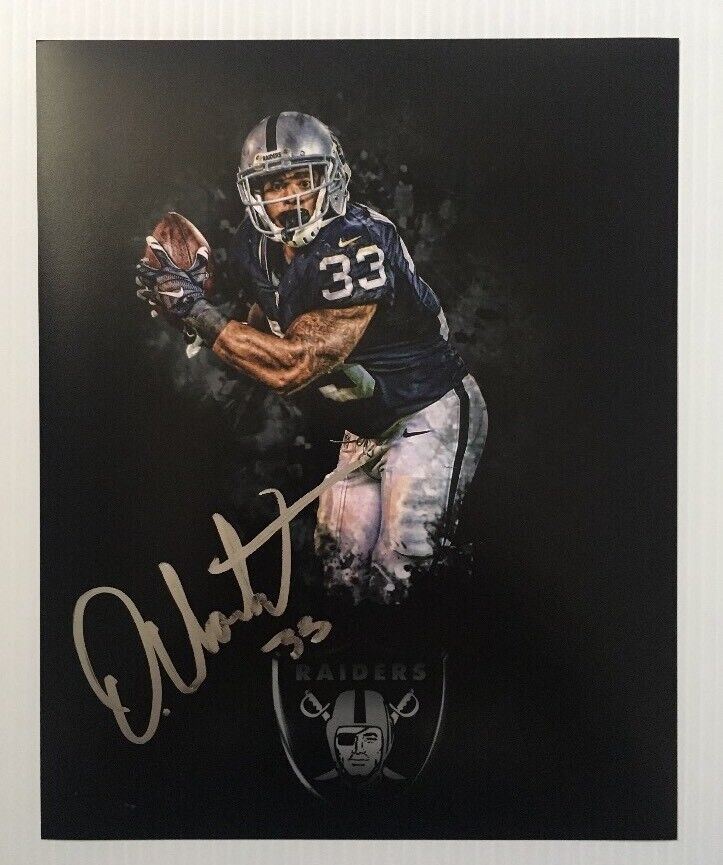 DEANDRE WASHINGTON Signed Autographed 8x10 Photo Poster painting Oakland Raiders FULL NAME AUTO6