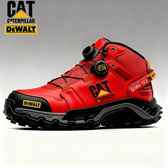 Wodoodporne i oddychające buty robocze i trekkingowe marki CAT&reg; i DEWALT&reg; idealnie nadają się do pracy i aktywności na świeżym powietrzu.