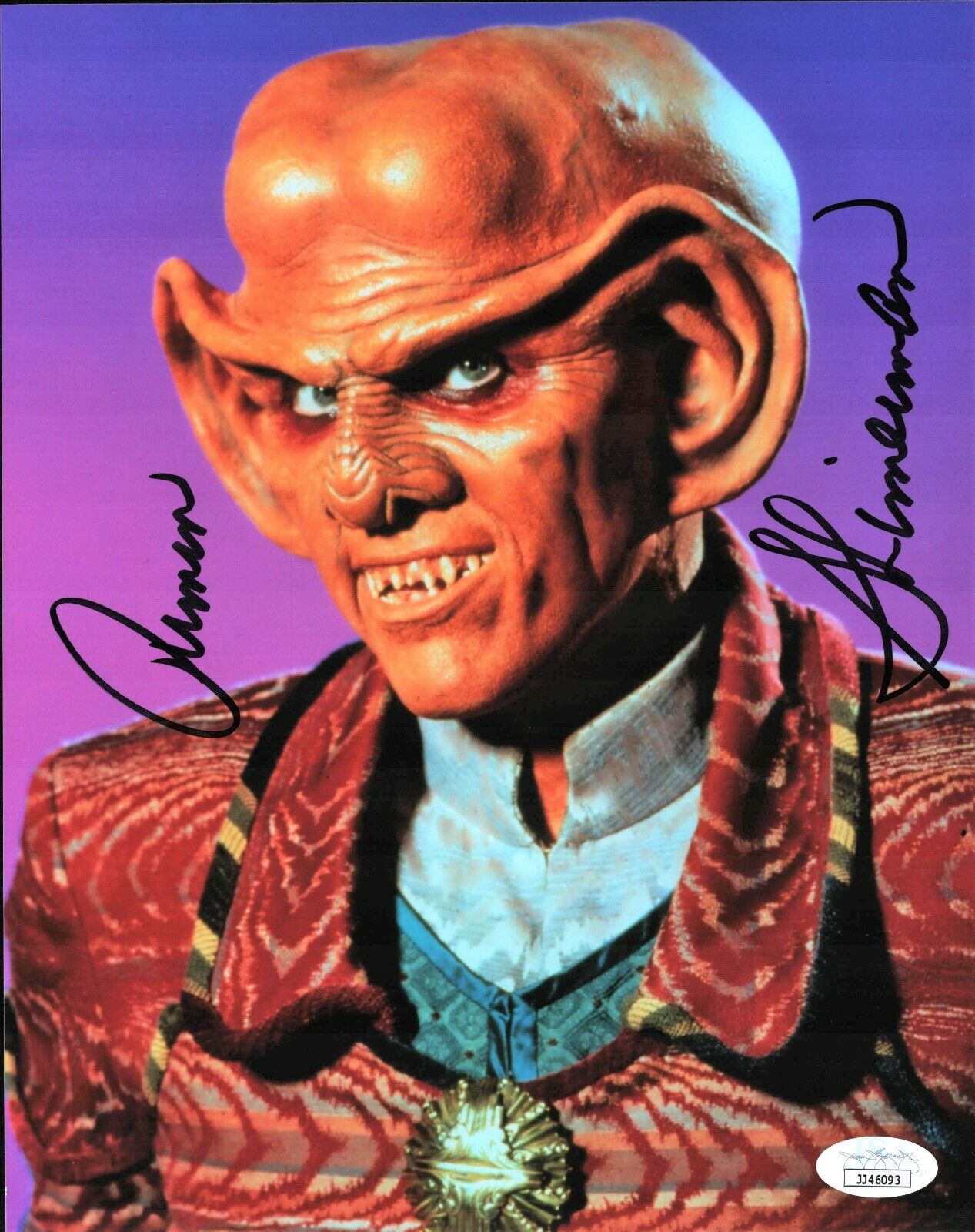 Armin Shimerman Star Trek Signed Autographed 8x10 Photo Poster painting JSA Certified COA