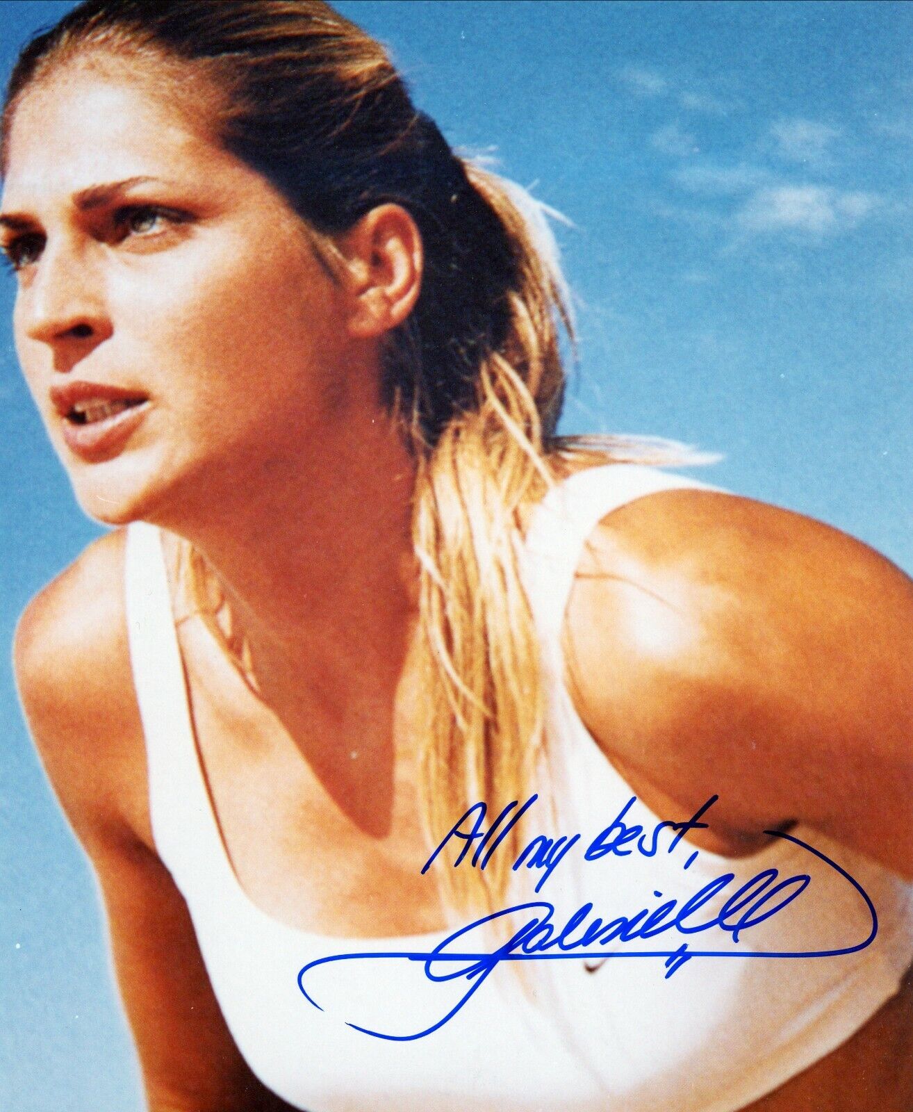 Gabrielle Reece Signed Autographed 8x10 Glossy Photo Poster painting COA