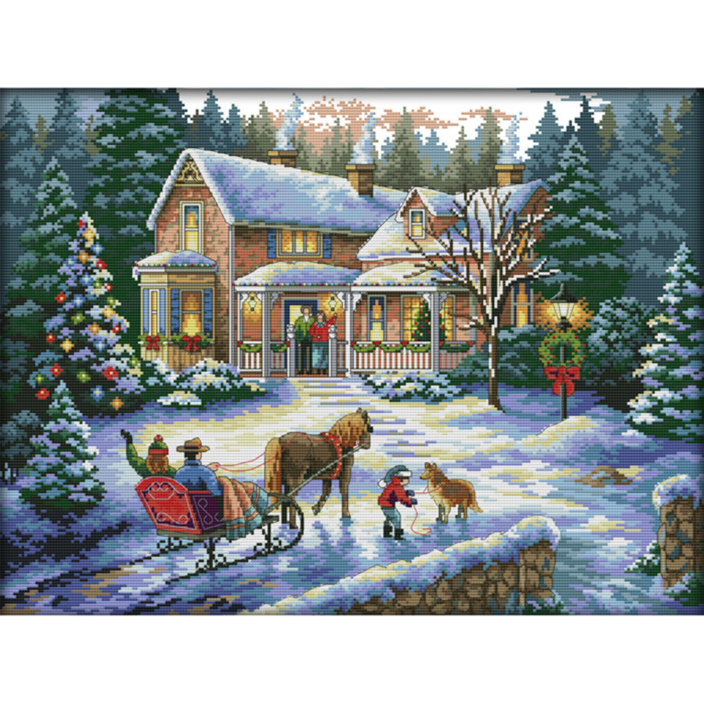 Cross Stitch 14CT Needlework Joy Sunday gbfke