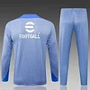 2024/2025 Inter Milan Half-Pull Training Suit Light blue Football Jersey 1:1 Thai Quality Set