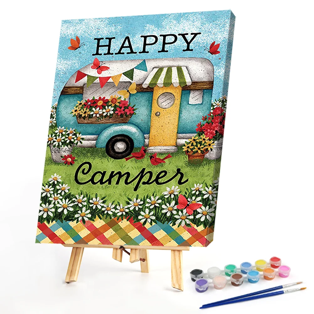 Colorful Camper - Paint By Numbers(40*50CM)