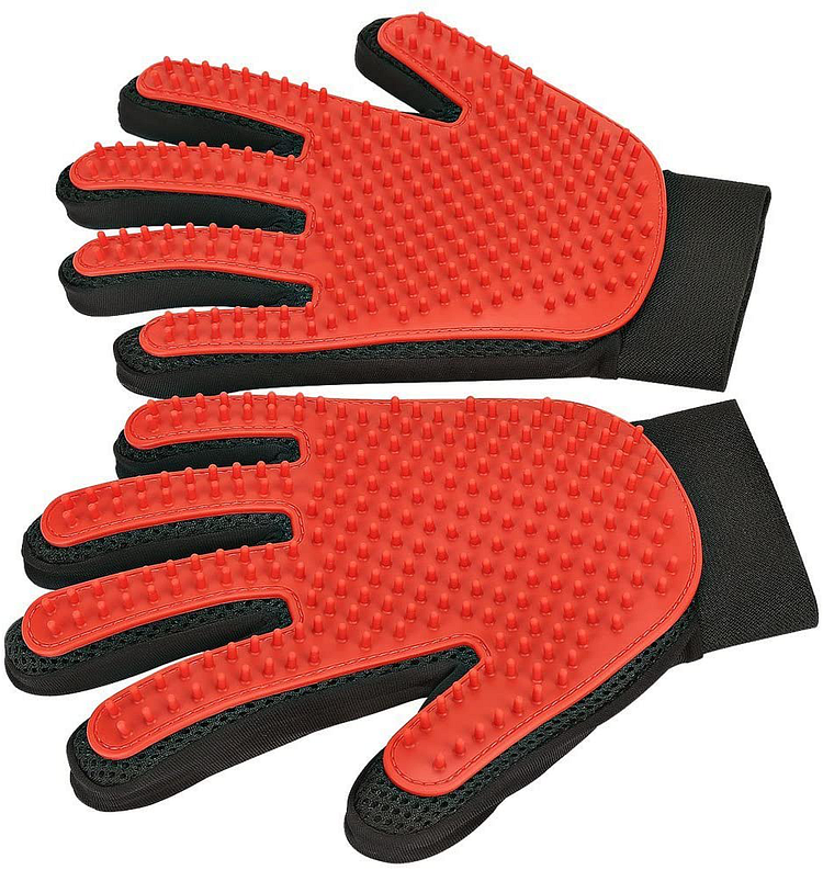Pet Grooming Gentle Deshedding Fur Hair Remover Brush Glove Mitt 