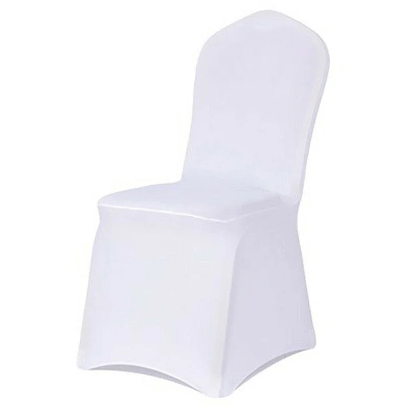 Spandex Chair Cover Solid Anti-slip Cover Stretch Wedding Banquet Party Elastic Slipcover Modern Kitchen Seat Case Chair Covers