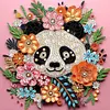 Panda quilling en papier - peinture diamant de forme sp&eacute;ciale - 30*30cm