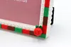 Chirstmas DIY Building Block Photo Frame Kit,Creative Handmade Assembled Photo Frame Handmade Craft Gift Home Tabletop Display Decor