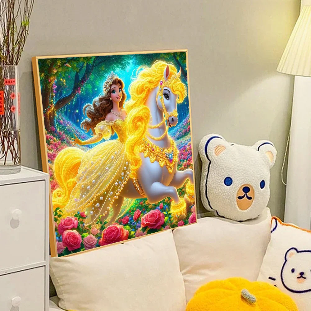Diamond Painting - Full Round Drill - Princess Belle(Canvas|40*40cm)
