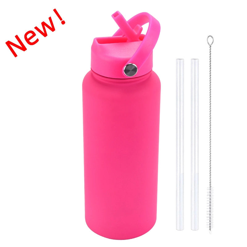 Casual Solid Color Stainless Steel Thermos Cup
