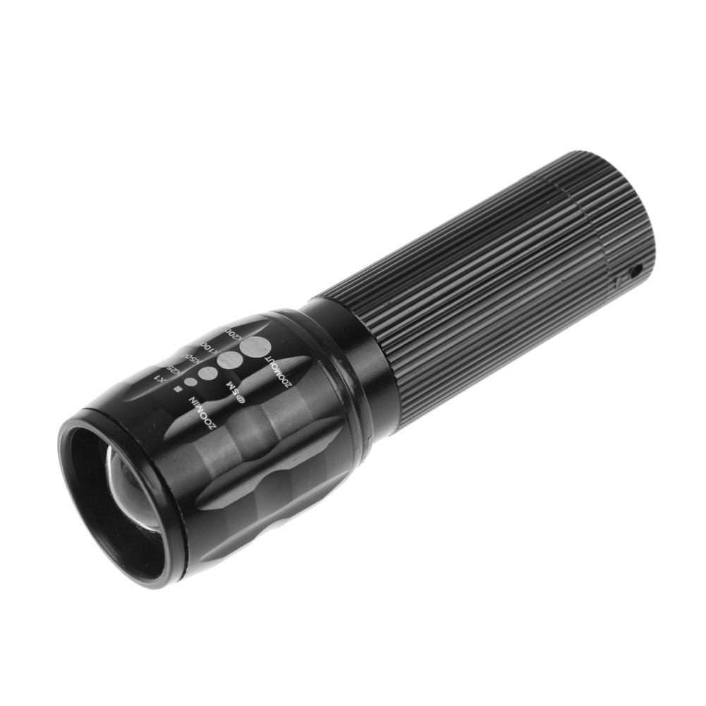 

Waterproof Zoomable LED Flash Bike Head Torch+ Silicone Strap-Flash Light, 501 Original