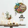 (US Only)2D Flat Hummingbird DIY Diamond Painting Art Hooks No Hole Punching Wall Decor