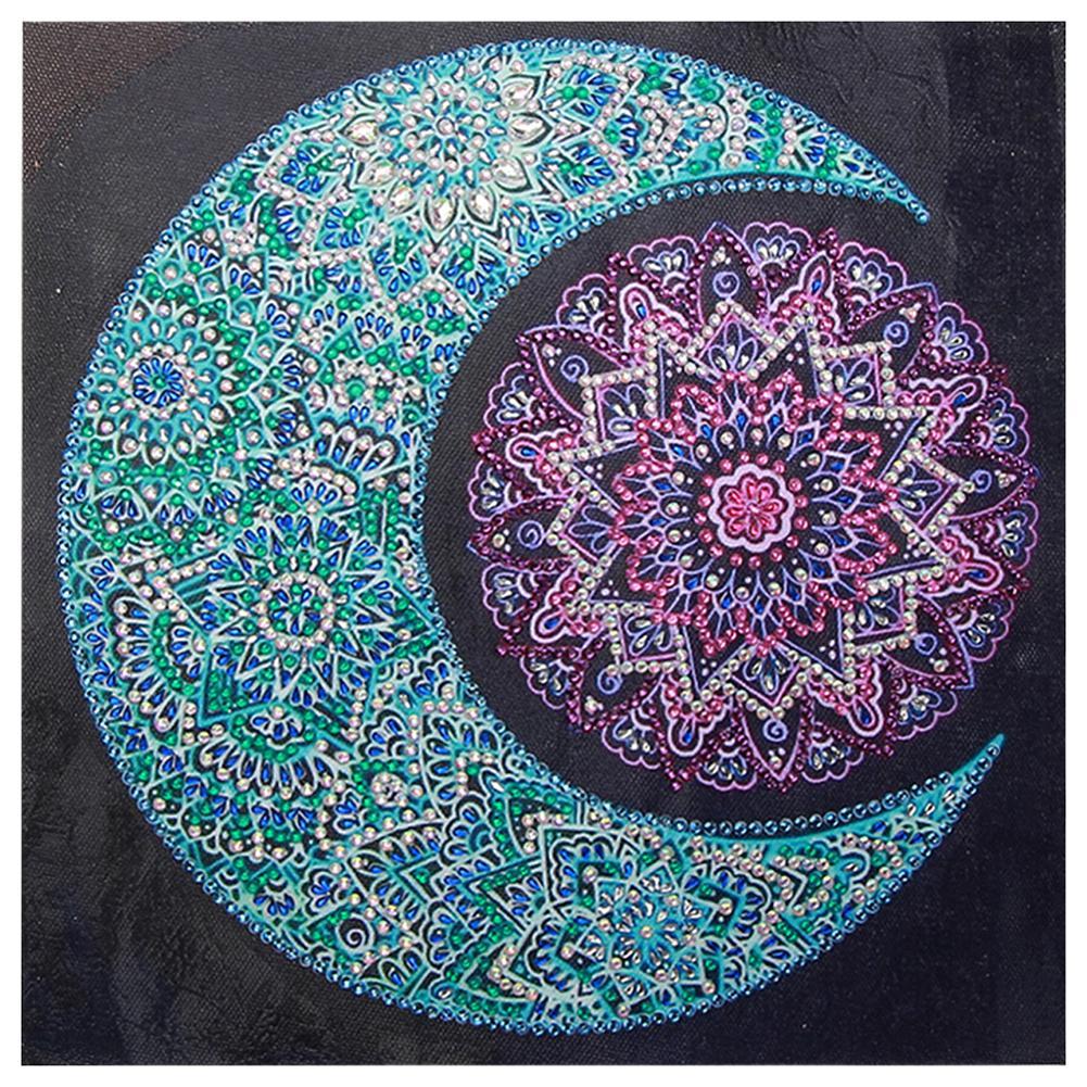 

30*30CM Special Shaped Diamond Painting-Moon, 501 Original