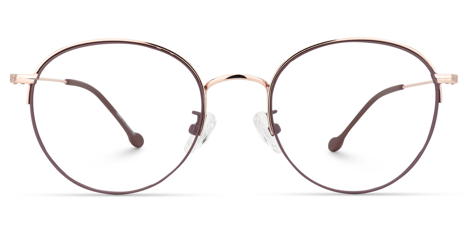 Rafferty Dunkellila Rund Brille Dunkellila