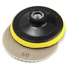 4 inch Diamond Polishing Pad Set for Granite Concrete Marble Stone Tiles