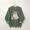 Women's Halloween Lace Ghost Princess Sweatshirt