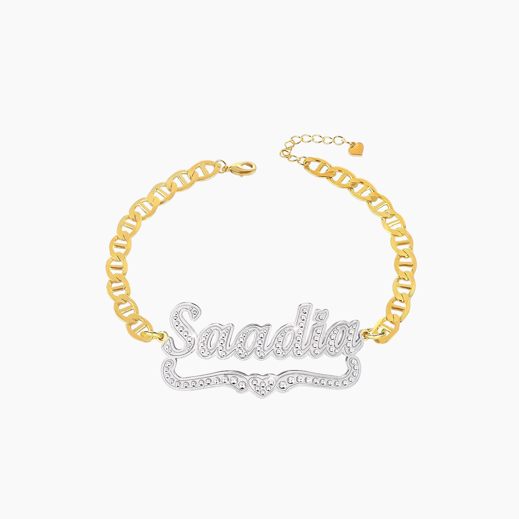 Heart-Shaped Element Cuban Chain Customized