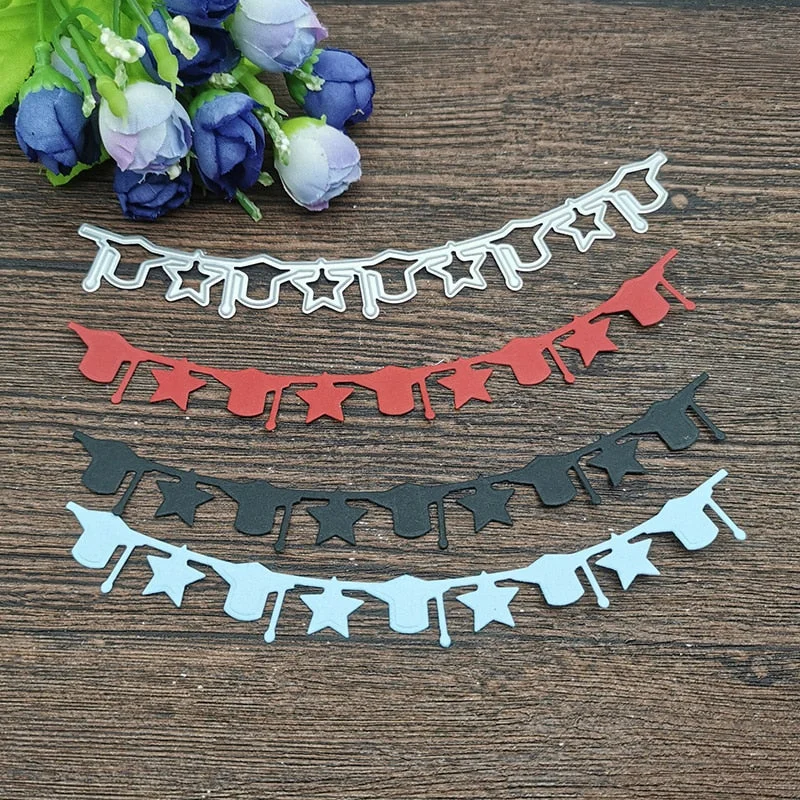 Graduation banner Metal Cutting Dies Stencils For DIY Scrapbooking Decorative Embossing Handcraft Die Cutting Template