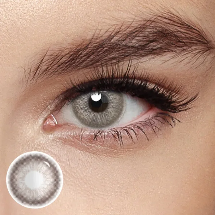 【NEW】Angelic Glow Halo Hazel Brown Colored Contact Lenses