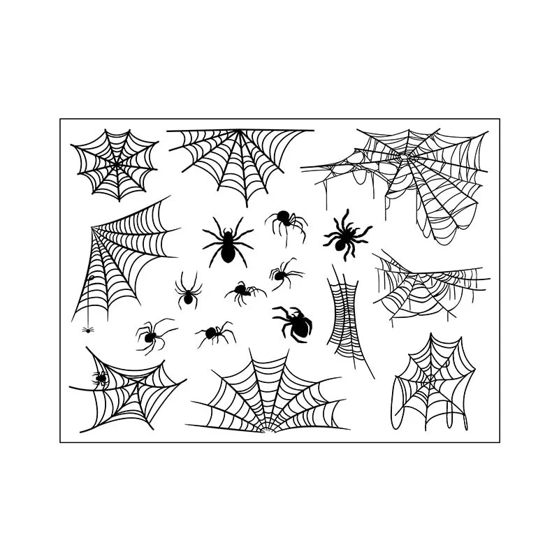Waterproof Temporary Tattoo Sticker Spider Net web Gothic Face Art horrible Halloween Flash Tatoo Fake Tatto for Men Women