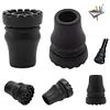 2Pcs Trekking Pole Tip Protector Rubber Cane Tip Replacement for Climbing Hiking