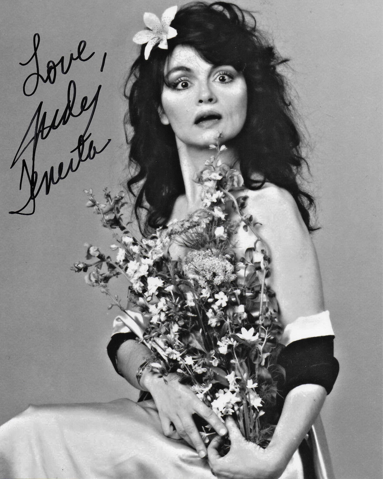 Judy Tenuta Original Autographed 8X10 Photo Poster painting - G265