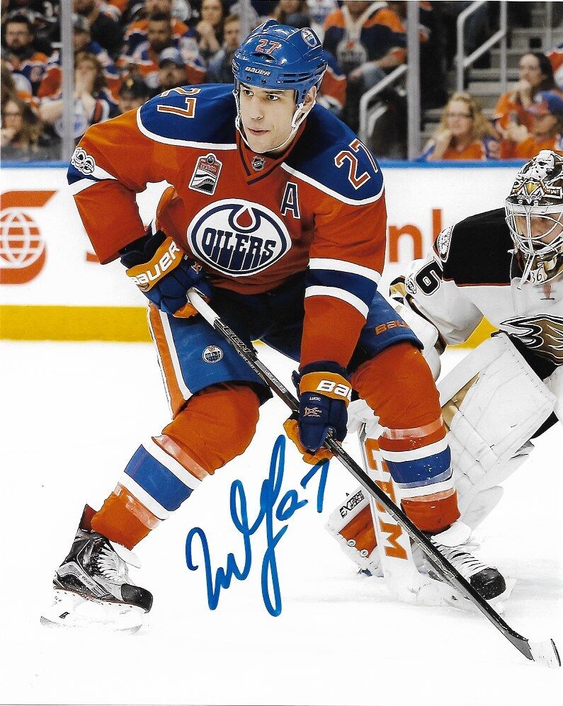 Edmonton Oilers Milan Lucic Autographed Signed 8x10 NHL Photo Poster painting COA #2