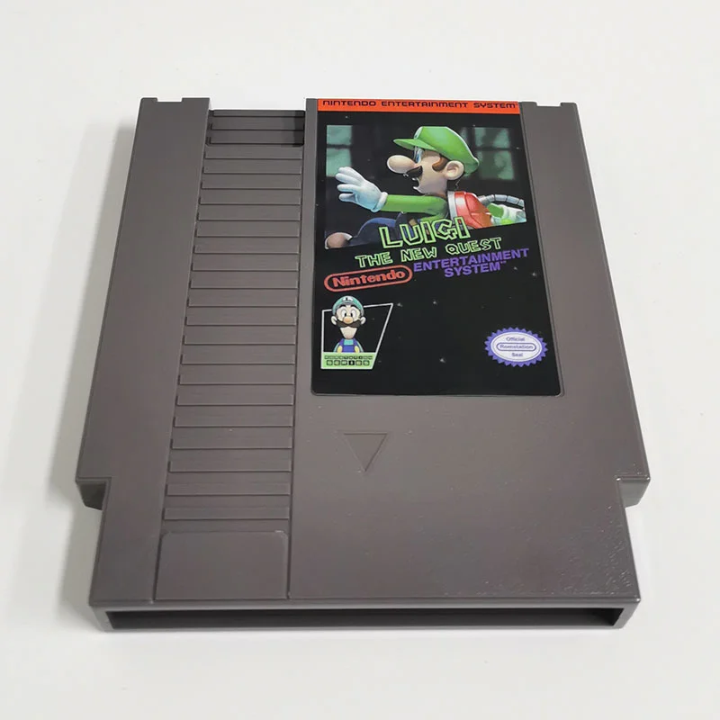 Luigi and the New Quest For Nintendo NES - 8 Bit Game Cartridge
