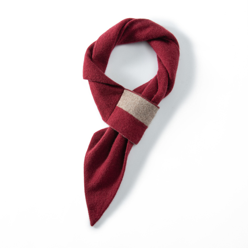 100% Cashmere Neck Scarf Simple Style REAL SILK LIFE