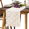 Easter Table Runner Seasonal Autumn Kitchen Dining Table Runner for Dining Room
