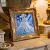 Robe blanche glace Aurora, dame sp&eacute;cialement fa&ccedil;onn&eacute;e 5d bricolage partiel en diamant kits de peinture en diamant pour adultes d&eacute;butants d&eacute;coration int&eacute;rieure peintures diamants art 11,81 x 11,81 pouces